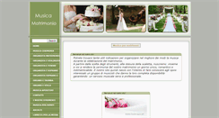 Desktop Screenshot of musichepermatrimonio.com